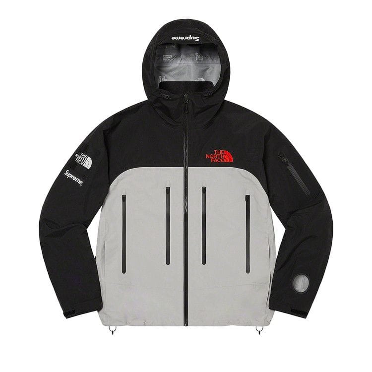 Supreme x The North Face Taped Seam Shell Jacket Grey