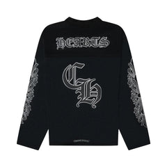 Chrome Hearts Stadium Mesh Long sleeve Jersey Black/Gray