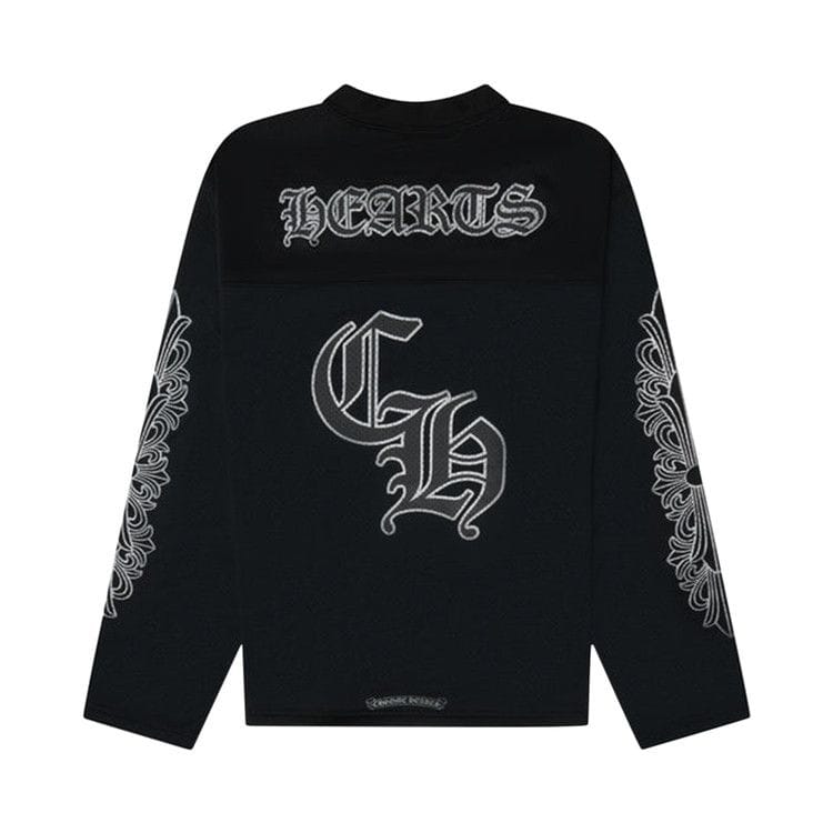 Chrome Hearts Stadium Mesh Long sleeve Jersey Black/Gray