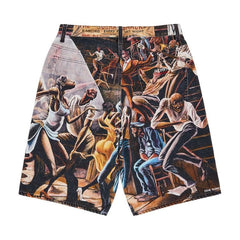 Supreme x Ernie Barnes Baggy Denim Shorts Dance