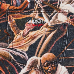 Supreme x Ernie Barnes Baggy Denim Shorts Dance