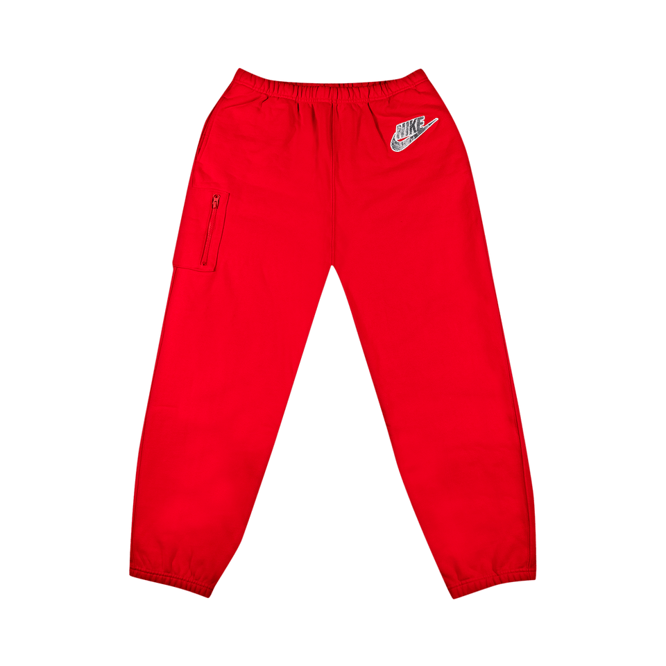 Supreme x Nike Cargo Sweatpant Red