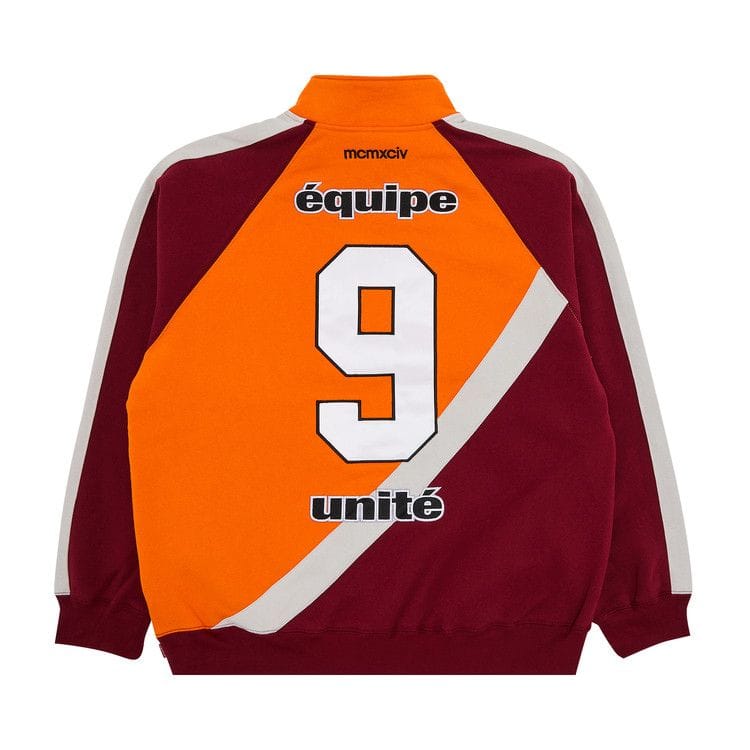 Supreme Equipé Half Zip Sweatshirt Dark Orange