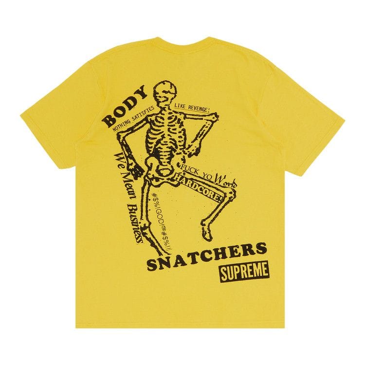 Supreme Body Snatchers T-Shirt Yellow