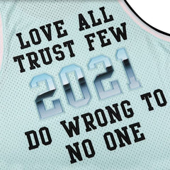 Supreme x Mitchell And Ness Basketball Jersey Light Blue