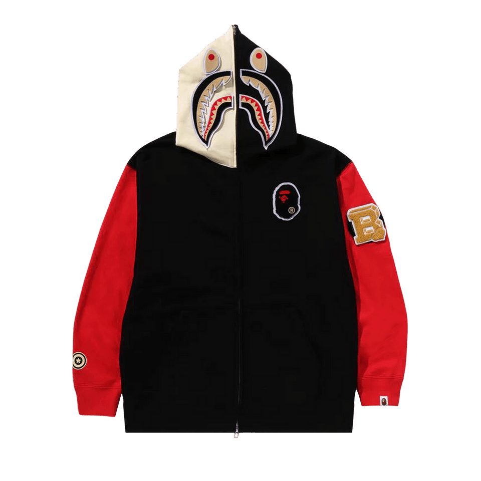 BAPE Shark Full Zip Hoodie China Black