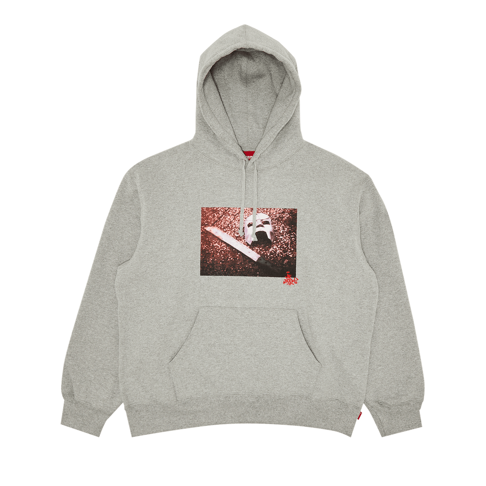 Supreme MF DOOM Hoodie Heather Grey