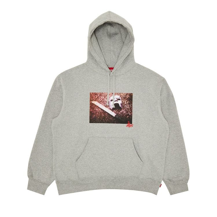 Supreme MF DOOM Hoodie Heather Grey