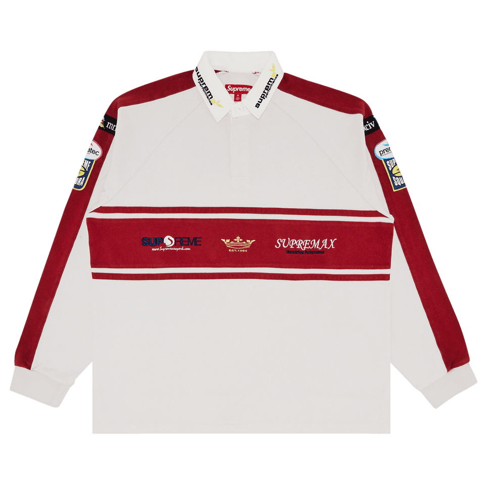 Supreme Chest Stripe Rugby Stone