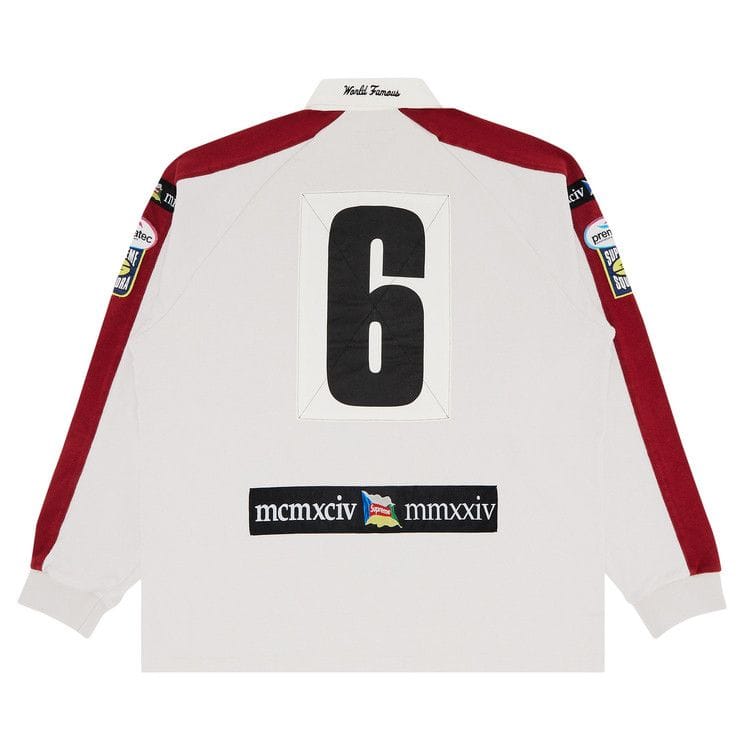 Supreme Chest Stripe Rugby Stone