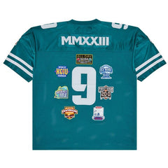 Supreme Championships Embroidered Football Jersey Dark Teal