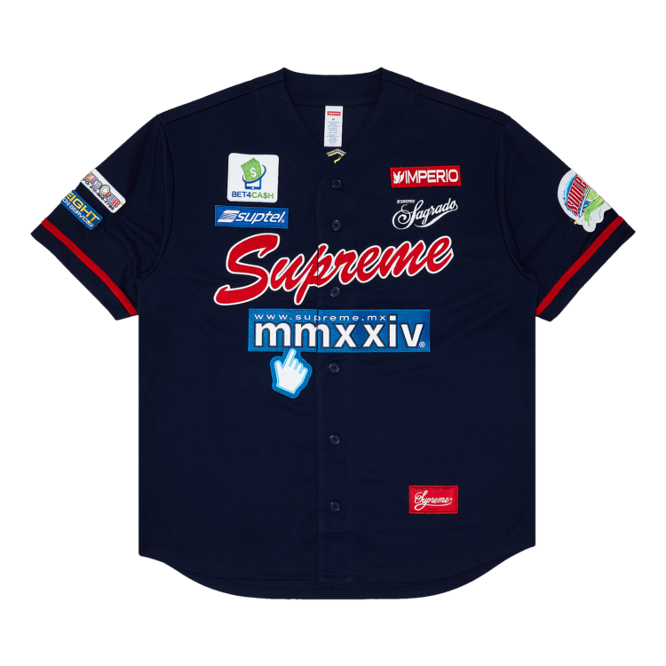 Supreme Chosen One Baseball Jersey Navy