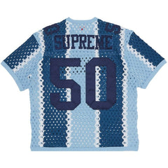 Supreme Crochet Football Jersey Slate