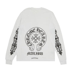 Chrome Hearts Malibu Exclusive Long-Sleeve T-Shirt White