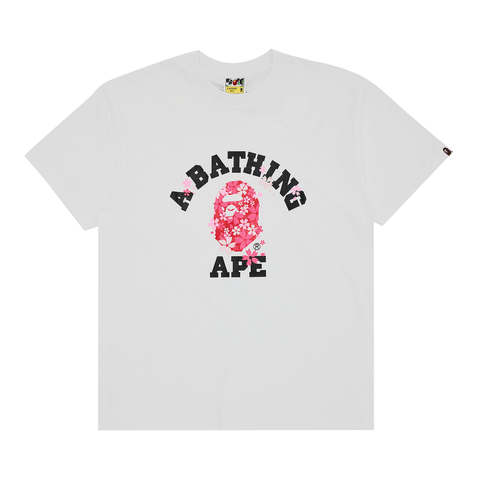 BAPE Sakura College T-Shirt White