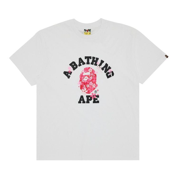 BAPE Sakura College T-Shirt White