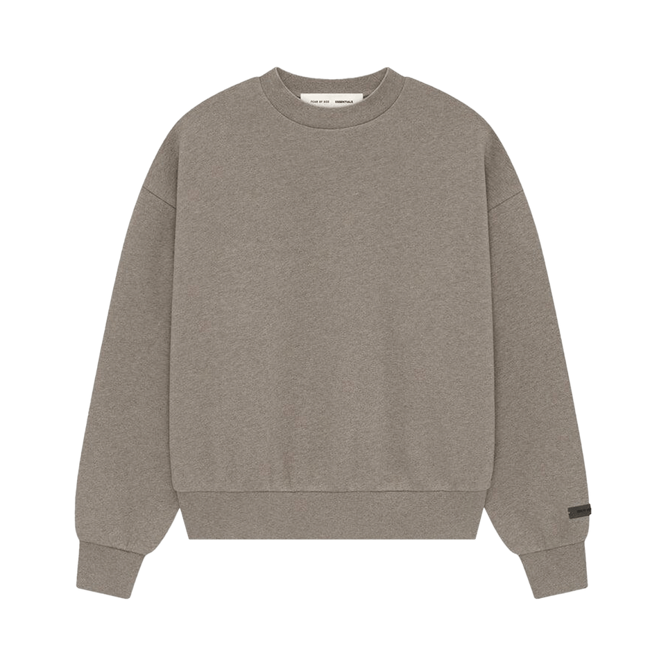 Fear of God Essentials Classic Fit Fleece Crewneck Homestead Heather