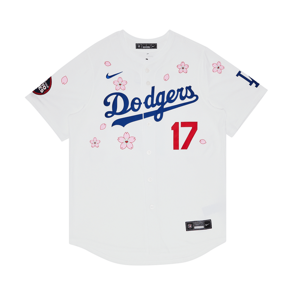 Nike x Takashi Murakami x MLB World Tour Tokyo Series 2025 Dodgers Ohtani Jersey White