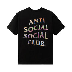 Anti Social Social Club Temporary Memory Pink T-Shirt Black