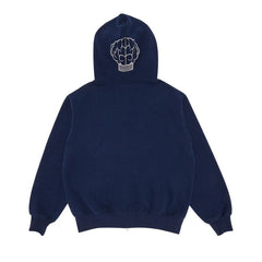 Pleasures x N.E.R.D. Zip Up Hoodie Navy