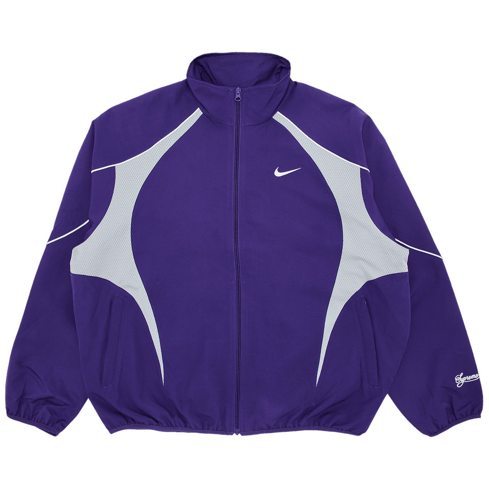 Supreme x Nike Track Jacket Purple