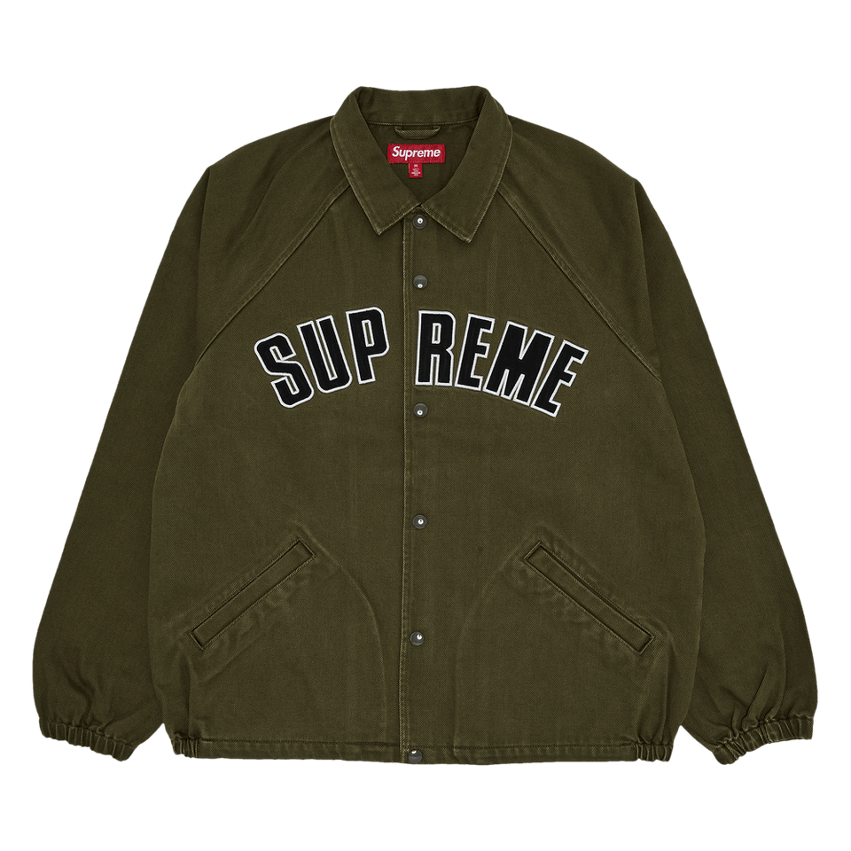 Supreme Arc Denim Coaches Jacket Olive