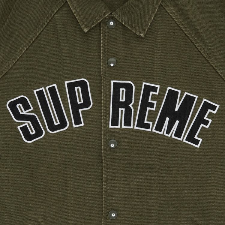 Supreme Arc Denim Coaches Jacket Olive