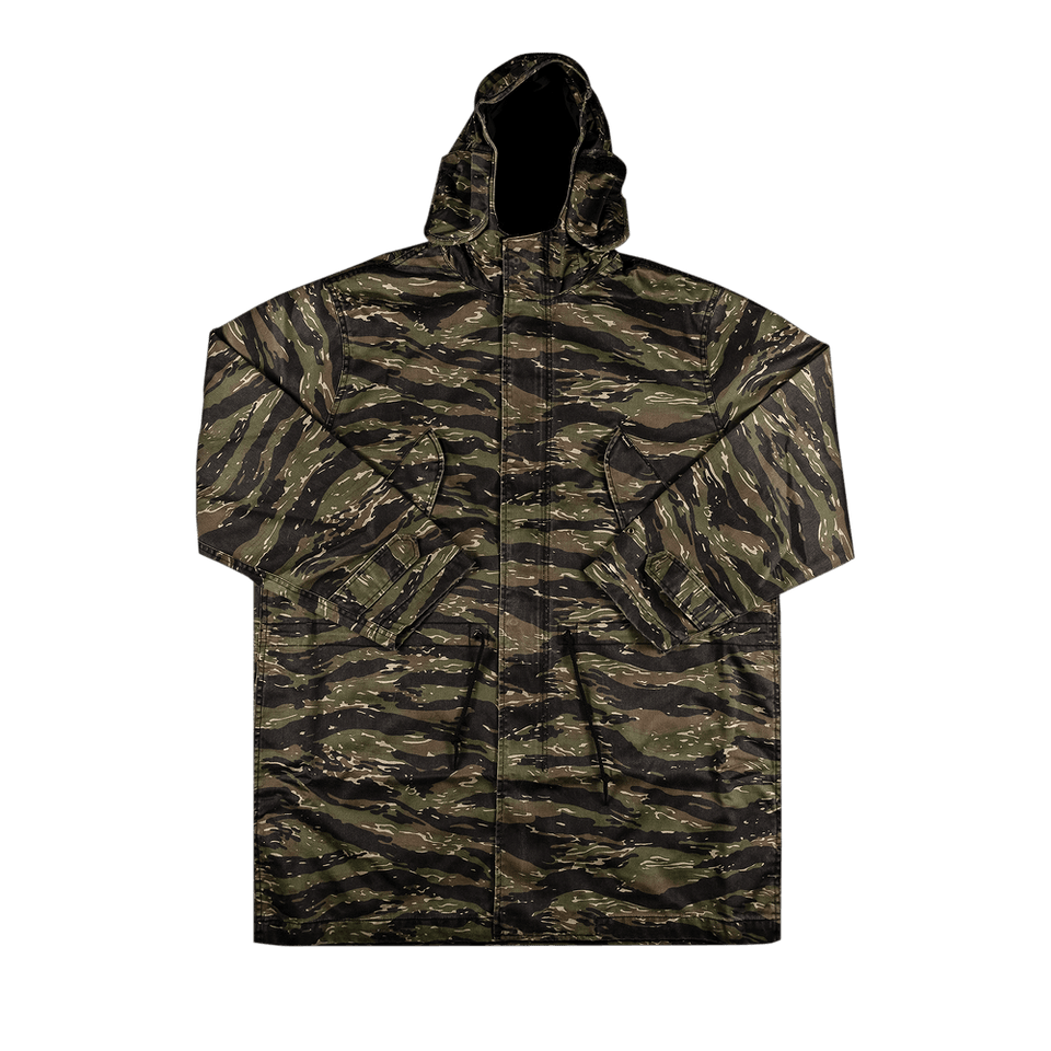 Supreme Hooded Facemask Parka Tigerstripe Camo