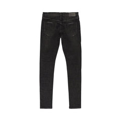 PURPLE BRAND Over Spray Skinny Jeans Black