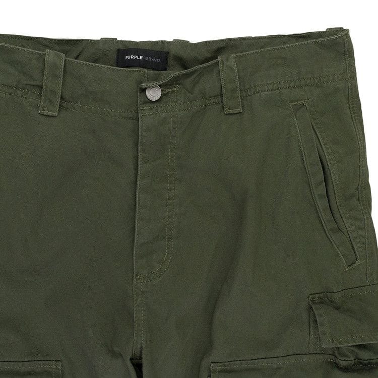 PURPLE BRAND Double Pocket Cargo Pants Green