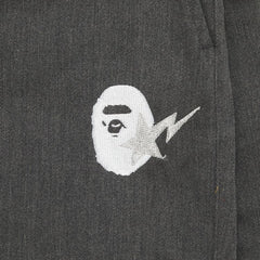 GOAT Exclusive BAPE Chino Melange Pants Charcoal