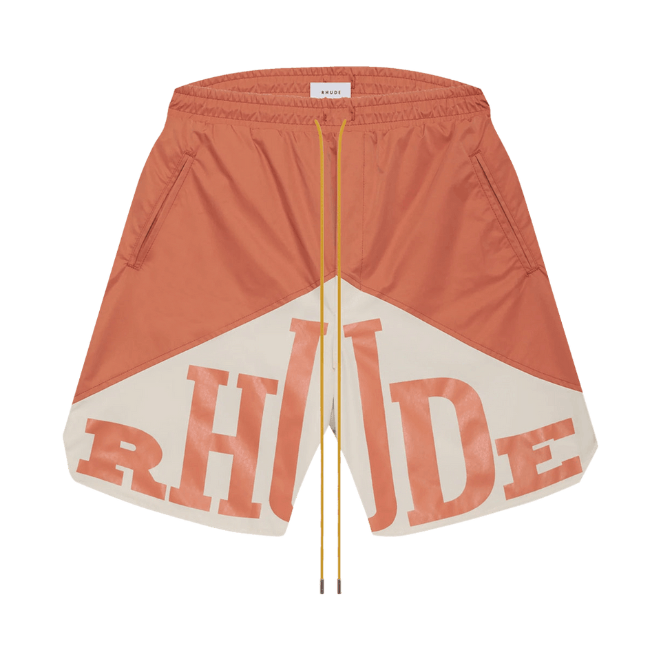 Rhude Yachting Shorts Clementine/Creme