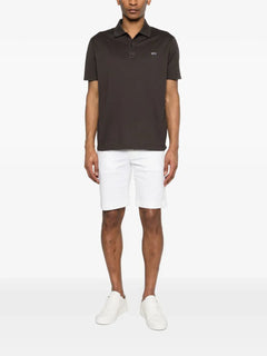 logo-detail cotton polo shirt