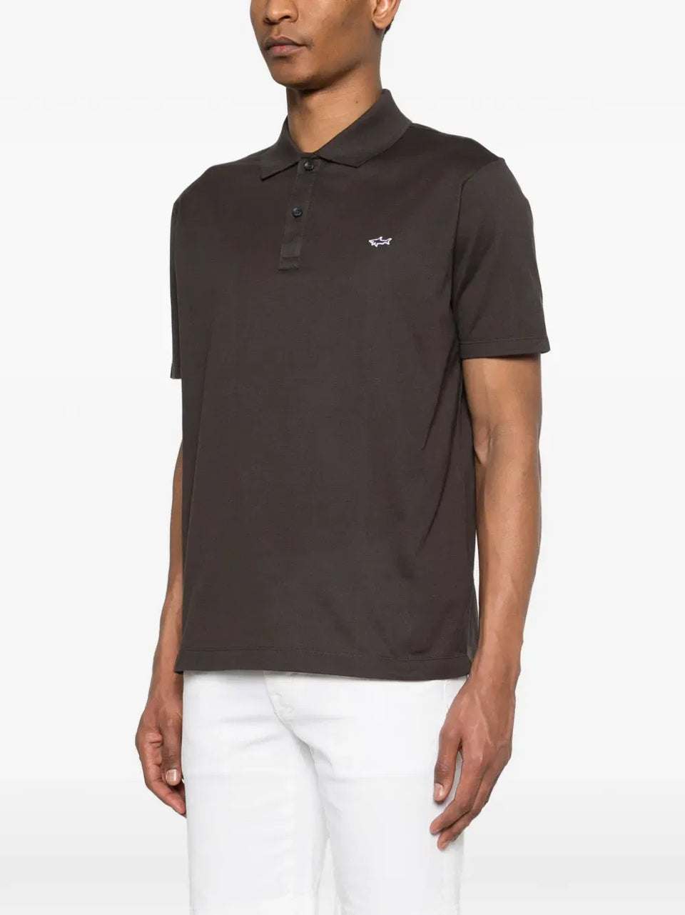 logo-detail cotton polo shirt