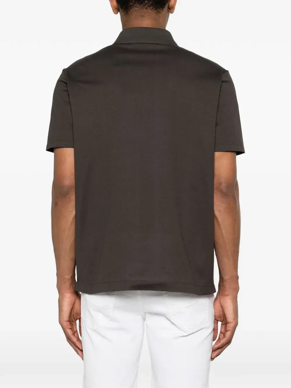 logo-detail cotton polo shirt