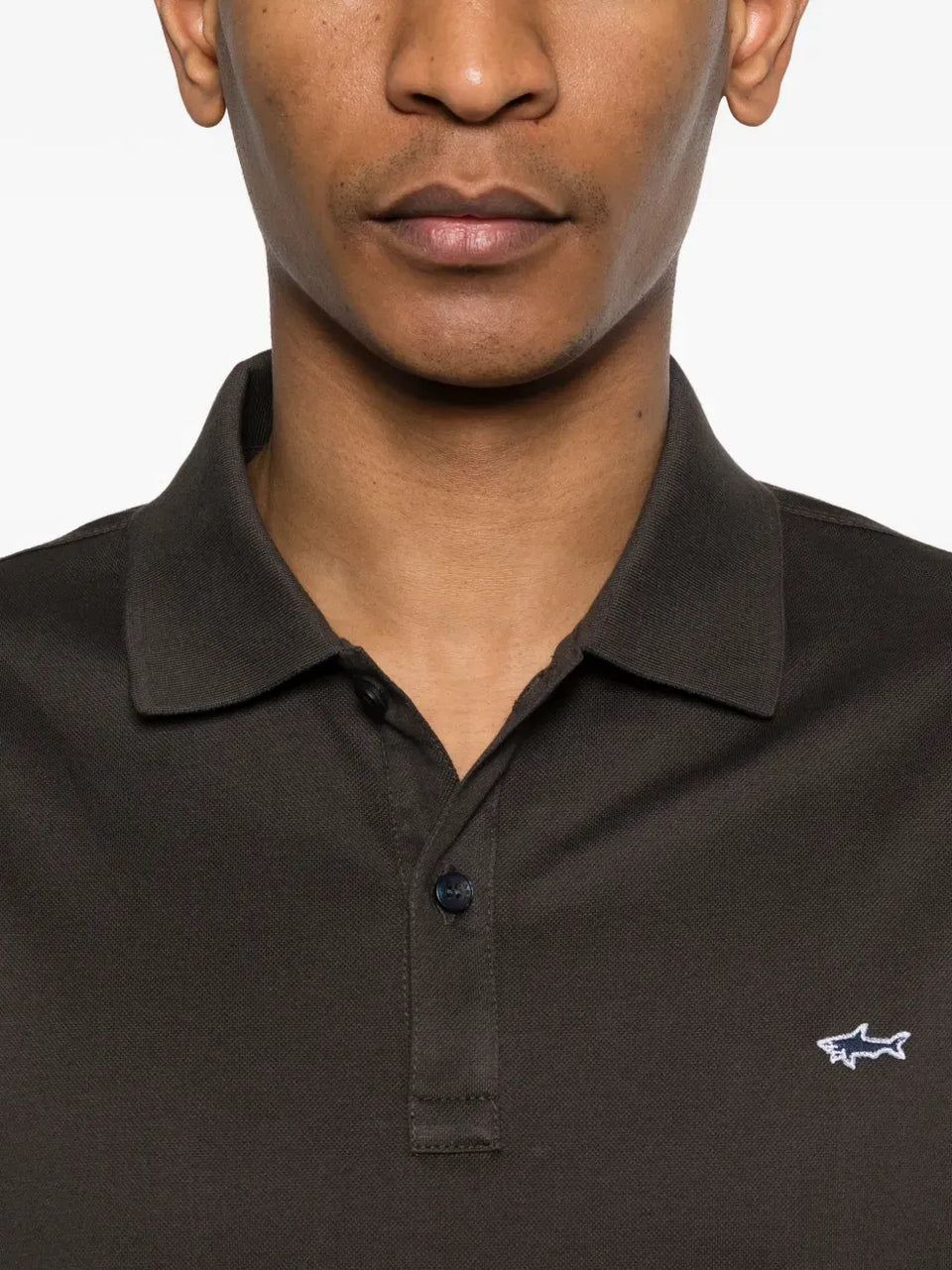 logo-detail cotton polo shirt