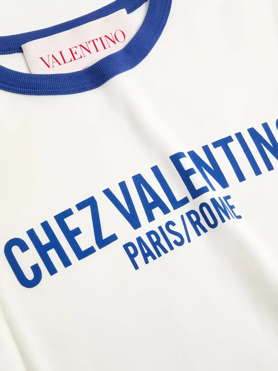 Chez Valentino-print T-Shirt