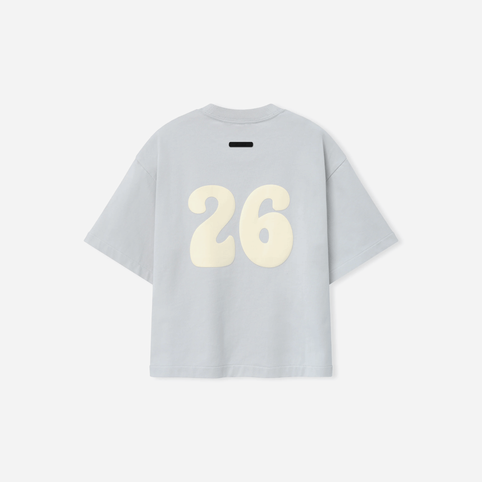 Fear Of God Essentials Kids Merch T-Shirt Boxy Fit Overcast