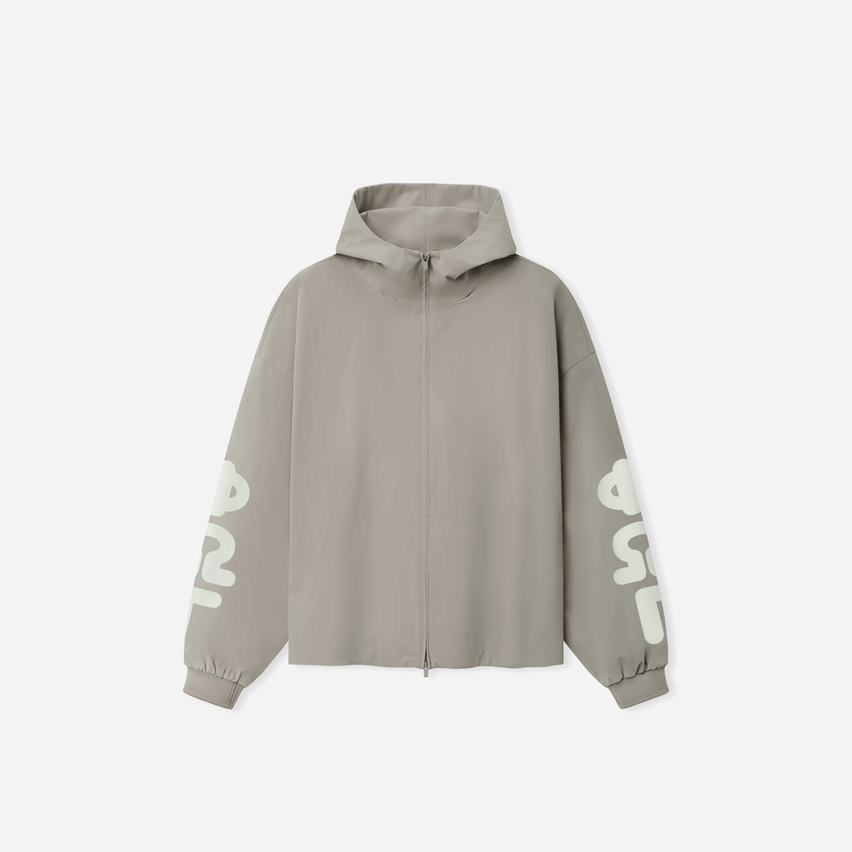 Fear Of God Essentials Full Zip Hooded Anorak Seal