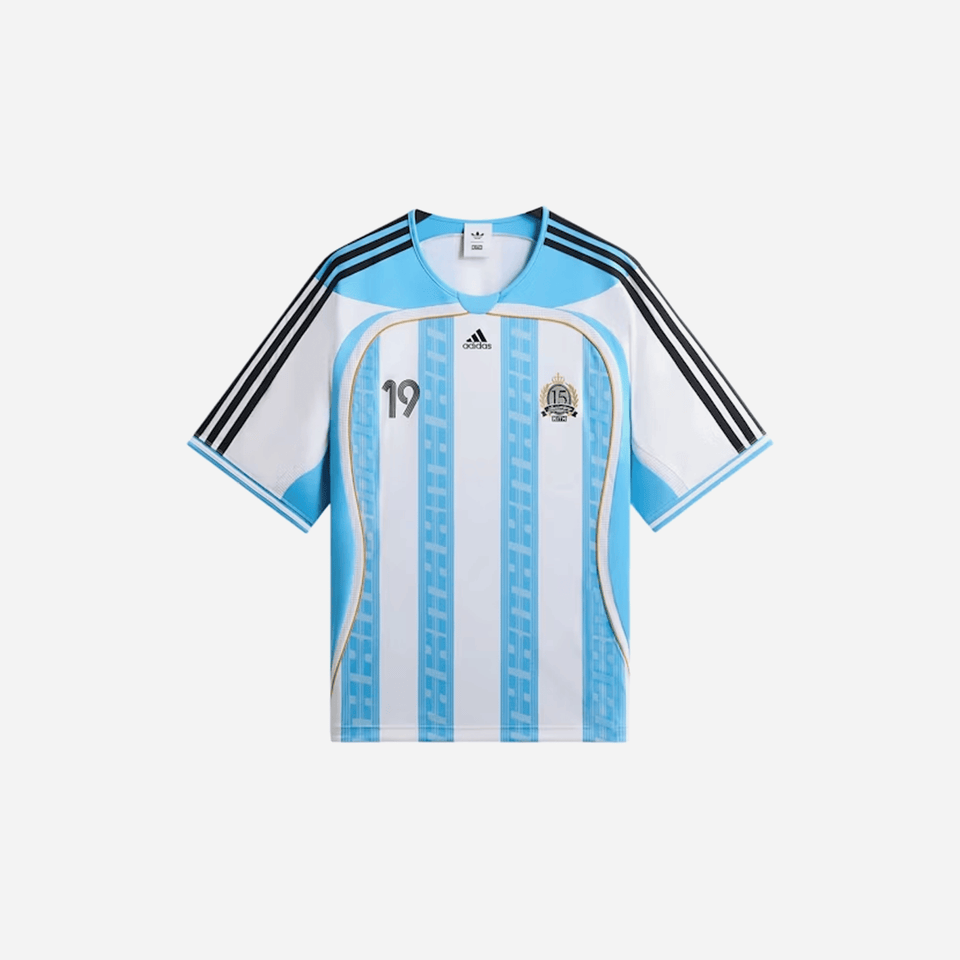 Kith x Adidas Messi Football Jersey Blue White 2026