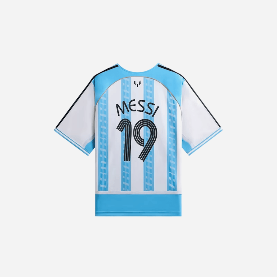 Kith x Adidas Messi Football Jersey Blue White 2026