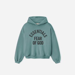 Fear Of God Essentials Kids Campus 90s Hoodie Faded Coastal