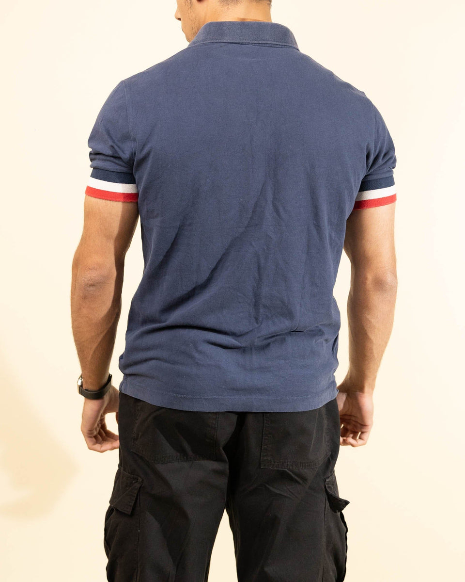 Moncler Logo-Patch Polo T-Shirt (XL)