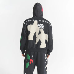 Cactus Plant Flea Market X Skims Heavyweight Fleece Relaxed Zip Up Hoodie
