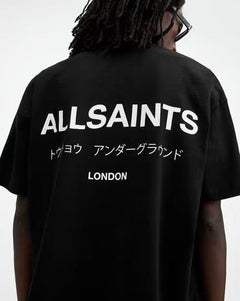 Underground Cotton Oversized T-Shirt with Signature Logo Print