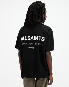 Underground Cotton Oversized T-Shirt with Signature Logo Print