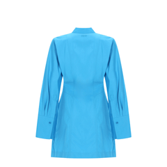Light Blue Technical Viscose Dress