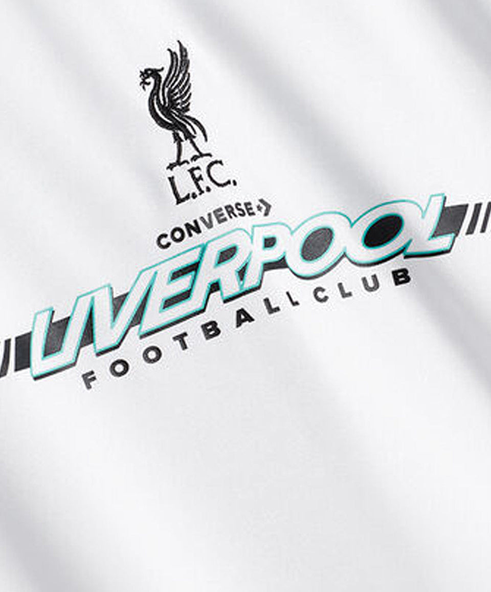 Converse x LIVERPOOL FC LONG-SLEEVE T-SHIRT { GREEN/WHITE