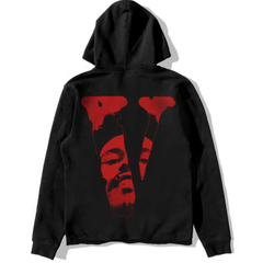 The Weeknd x Vlone After Hours Acid Drip Pullover Hood Black