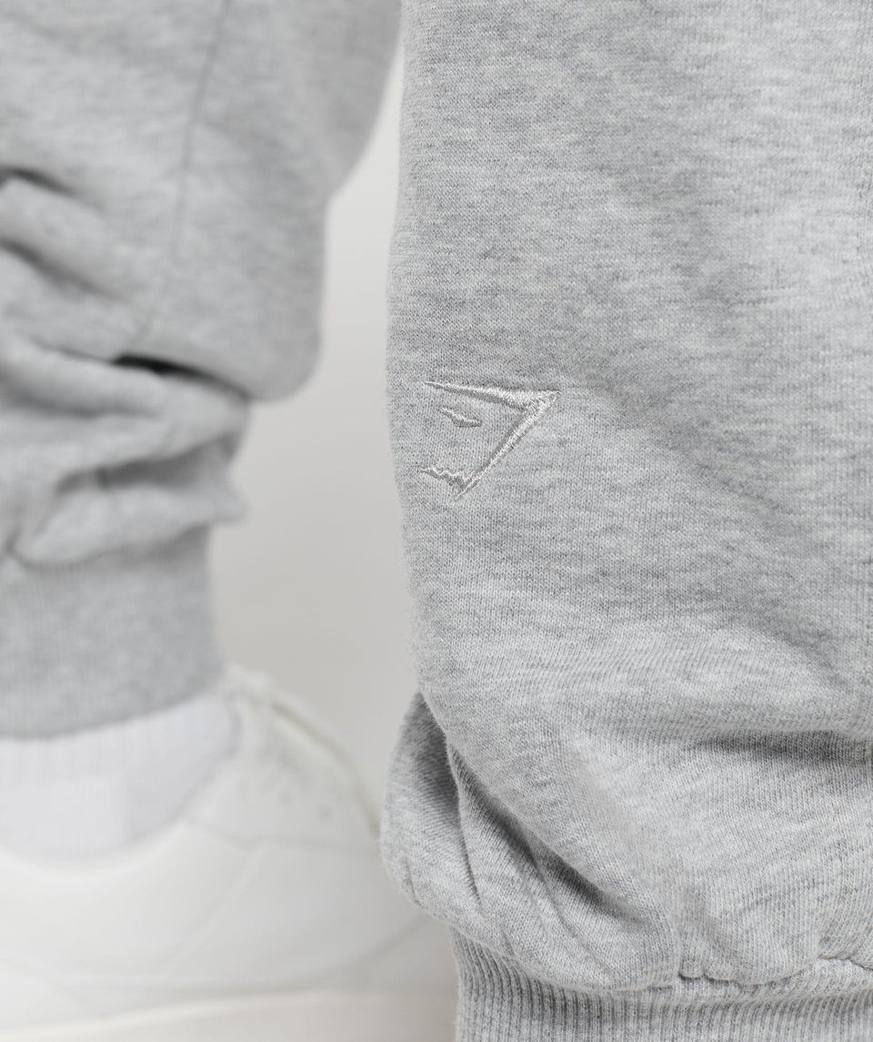 Gymshark Rest Day Essentials Cargo Joggers Light Grey Core Marl